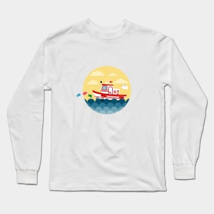 Fishing Boat Long Sleeve T-Shirt